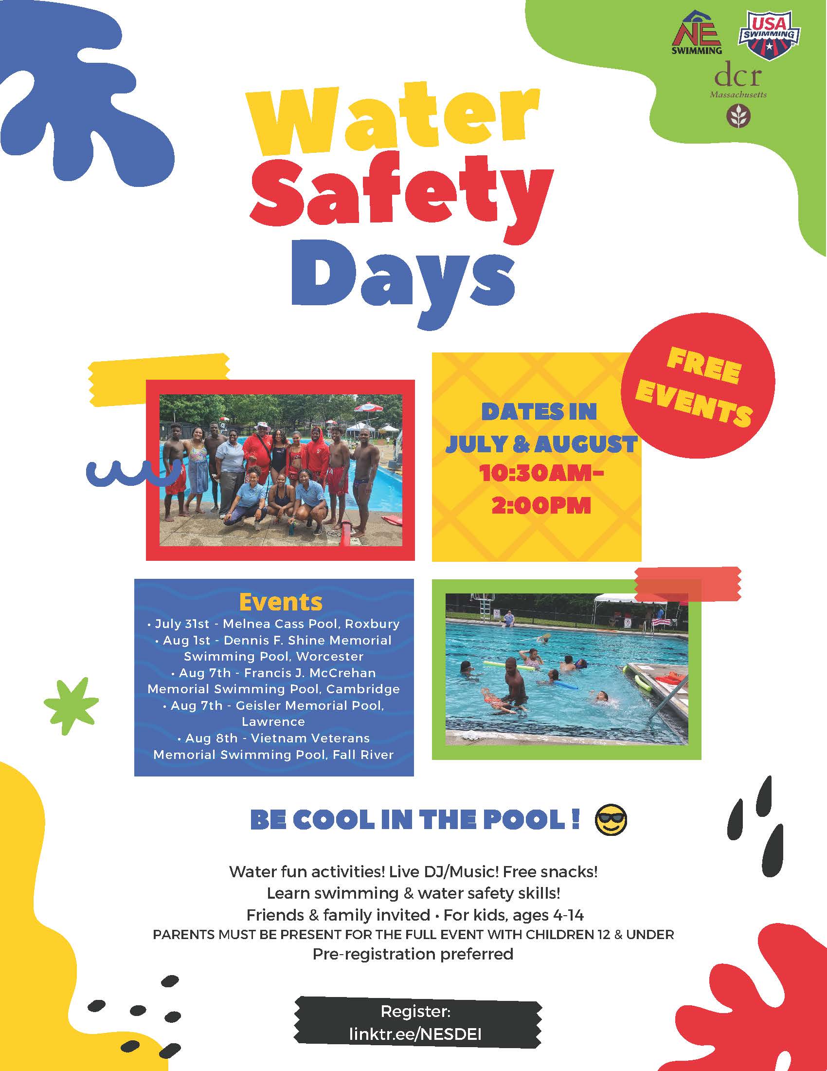 DCR Water Safety Days Mass.gov